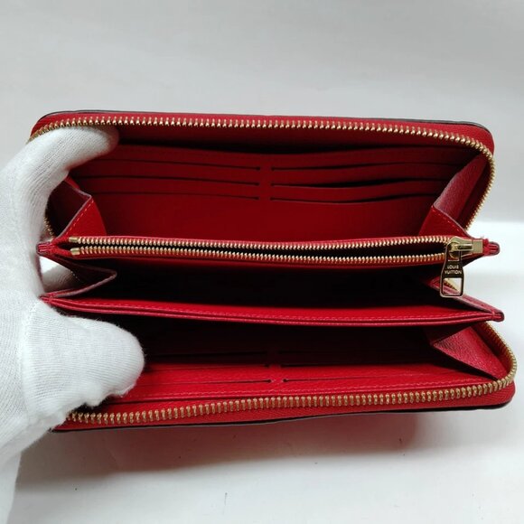 Louis Vuitton LV Long Wallet Red Monogram Empreinte 450-081825 - Picture 5 of 9